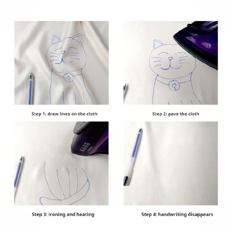 Heat Erase Pens Sewing Marker Pen Vanishing Heat Erase Pens for Sewing, Fabric