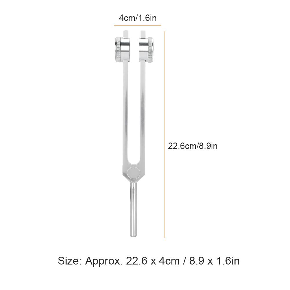 Aluminum Alloy 126.22Hz Frequency Tuning Fork Yoga Meditation Tuning Energy Fork With Hammer