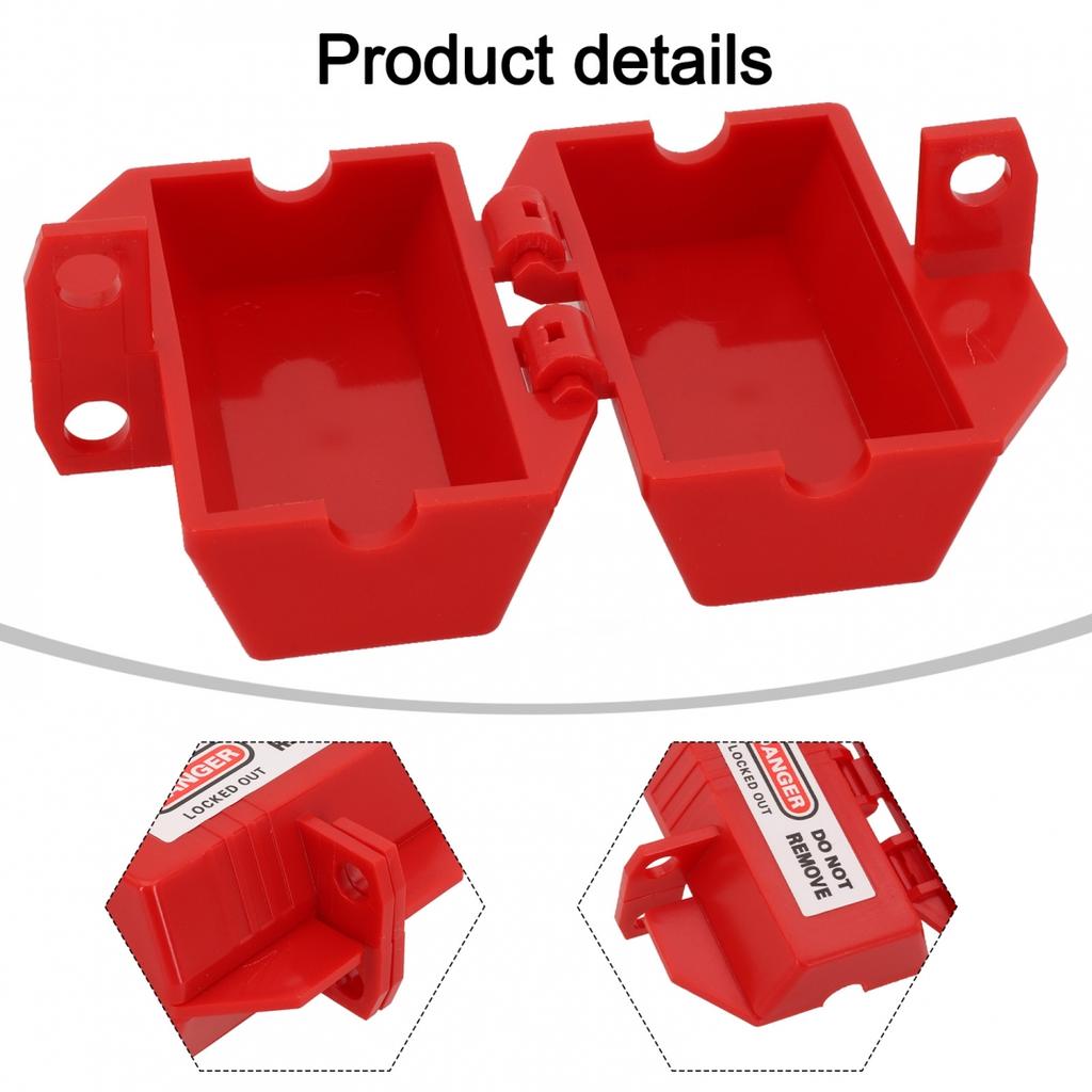 Plast Tag Out-enhet Sikkerhetsverktøy Elektrisk støpsel Lockout-boks