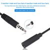 2Pcs 2.5Mm 3.5Mm 1/8'' Mono Stereo Male Female Plug Jack Connector 2/3/4Pin Aux Extension Wire Diy Audio Earphone Mic Repair