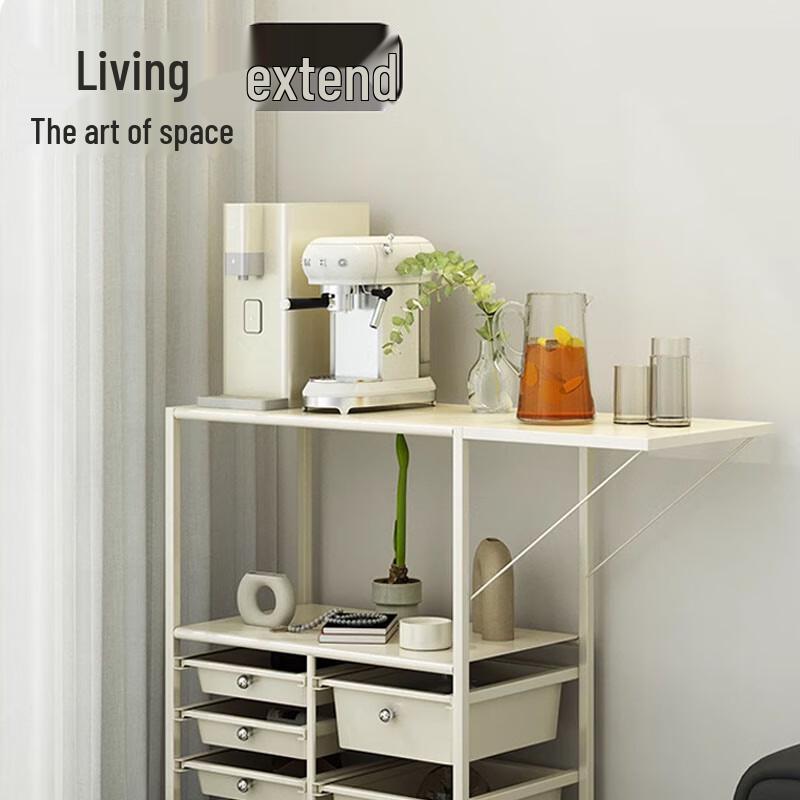 Stainless Steel Kitchen Microwave Oven Shelf & Prep Table