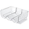 Wine Organizer Stackable Plastic Transparent Water Bear Bottle Holder Rack for Home Display 3