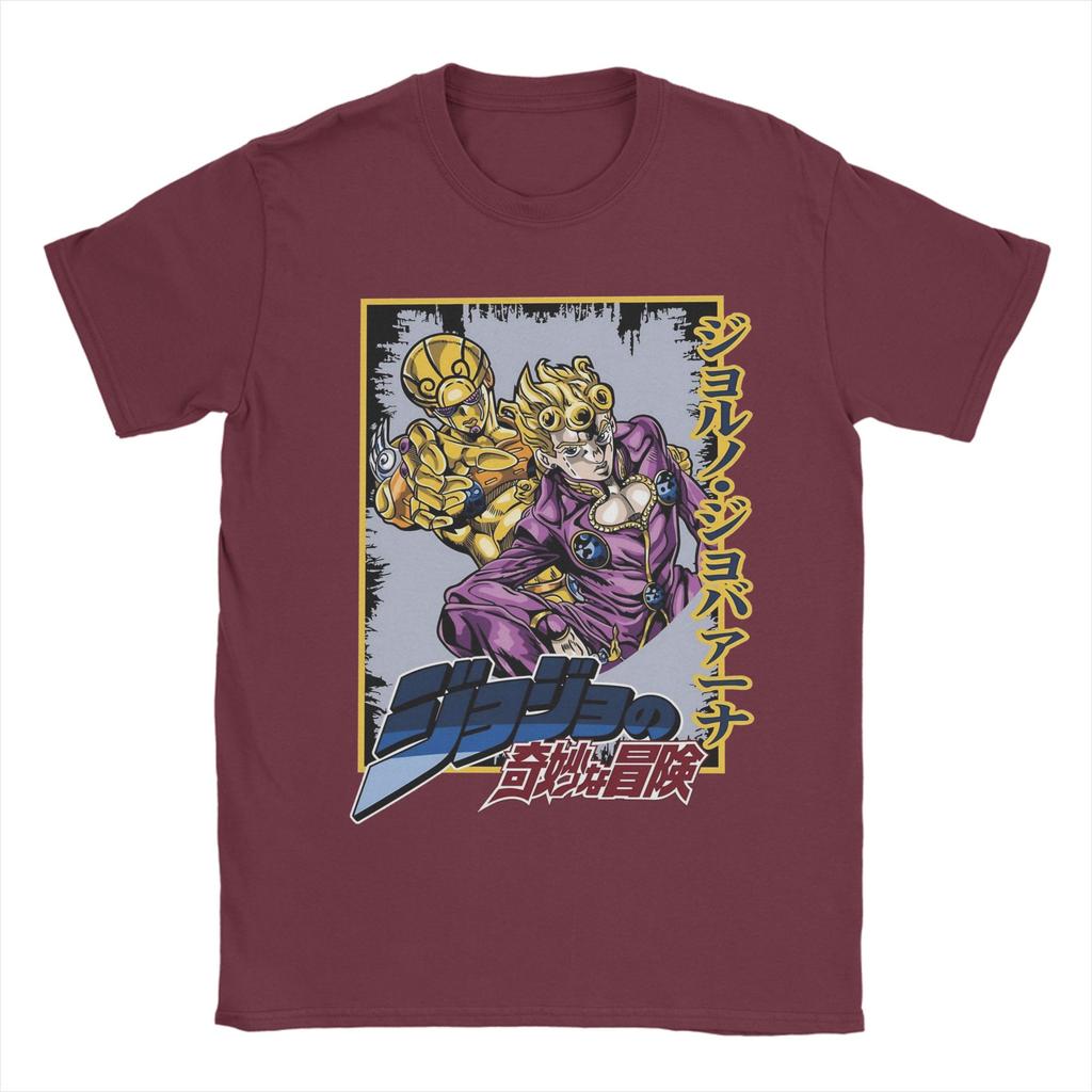 Strongest Stand Jojos Bizarre Adventure T Shirts Men 100% Cotton Novelty T-Shirt O Neck  Tee Shirt Short Sleeve Tops Summer