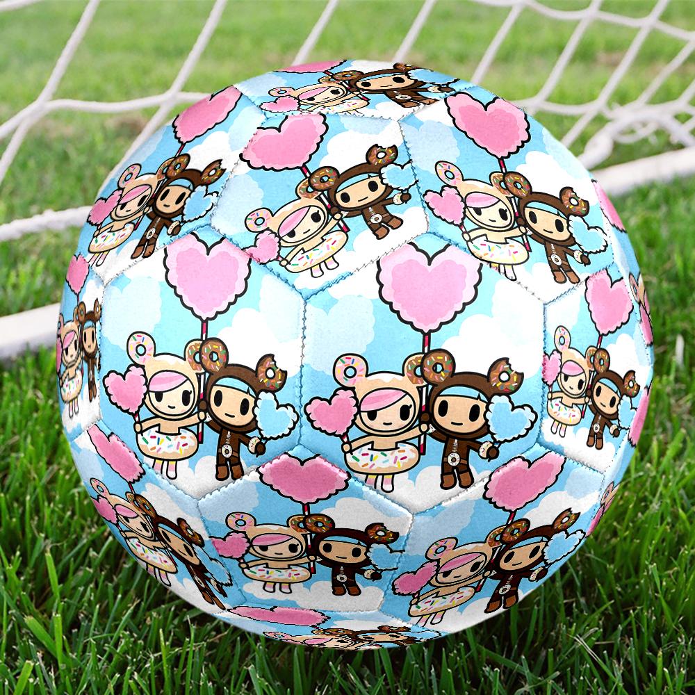 tokidoki Theme Size 5 Soccer Ball, Suitable for Both Indoor and Outdoor Matches, a Gift Suitable for Everyone.