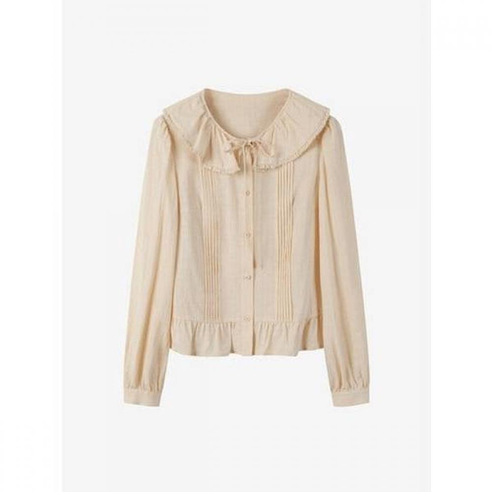 Cc Collect Lace Pintuck Blouse  C261msc003 