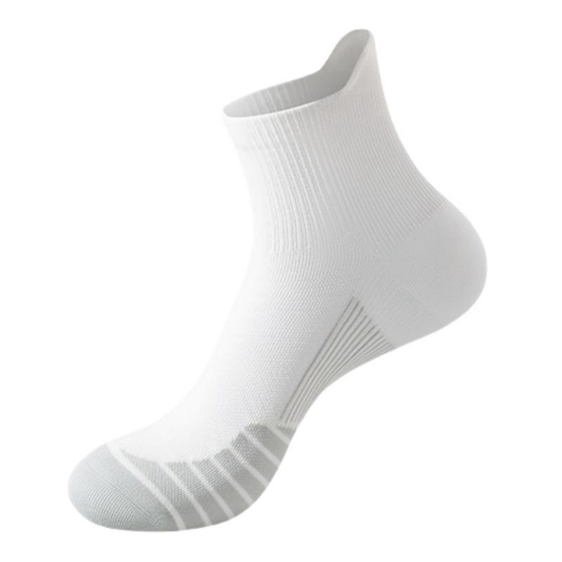 Professional Marathon Running Socks, Men's Mid-calf, Summer Anti-slip Breathable Quick-drying Socks, Fitness Compression Sports Socks, Short Calf
