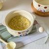 Cute ceramic instant noodle bowl binaural soup bowl instant noodle bowl oat salad rice bowl household tableware