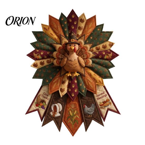 Feiertags-Schmuck Bastelbedarf 12-Monats DIY Türhänger Nähset, Stoff-Patchwork-Muster Und DIY-Kit für Anfänger Saisonale Dekoration, Rustikal