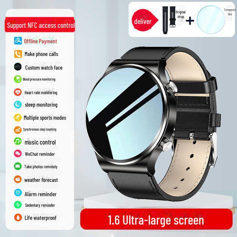 Huaqiangbei GT9 Pro Smartwatch - NFC, Call Function & Sports Tracking