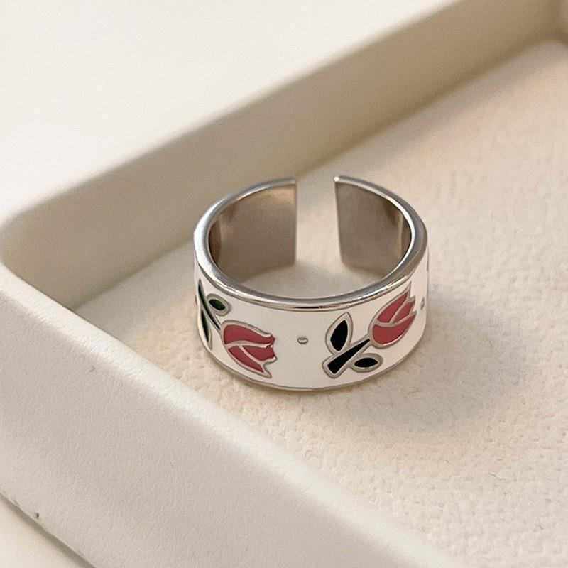 

Chic And Minimalist Copper Rose Flower Ring For Women Perfect Gift For Special Occasions