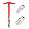 GOODCHI Spark Plug Socket Spark Plug Wrench Spark Plug Socket Spark Plug Wrench Socket Wrench Car Maintenance Set 16-21mm T-Handle