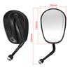 AD Motorcycle Mirrors for Road King Sportster Street Glide Electra Glide Dyna Softail Road Glide Full Metal Stem And Housing