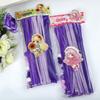 100-Pack Eco-Friendly Glitter Pipe Cleaners - DIY Educational Tinsel Chenille Stems for Kids