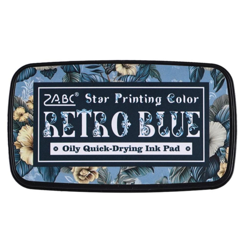 Portable Colorful Ink Pad Rectangular School Accessories Self Ink Stamp Easy To Use Inkpad for Planner Stamps Scrapbook