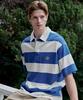 DTHIRTYONE Striped Short Sleeve Rugby Shirt (Blue)