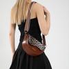 Chic Retro Handbag, Ladies Fashiable Messenger Bag, Stylish Shoulder Bag, Faux Leather Saddle Bag for Women Daily Work, Party
