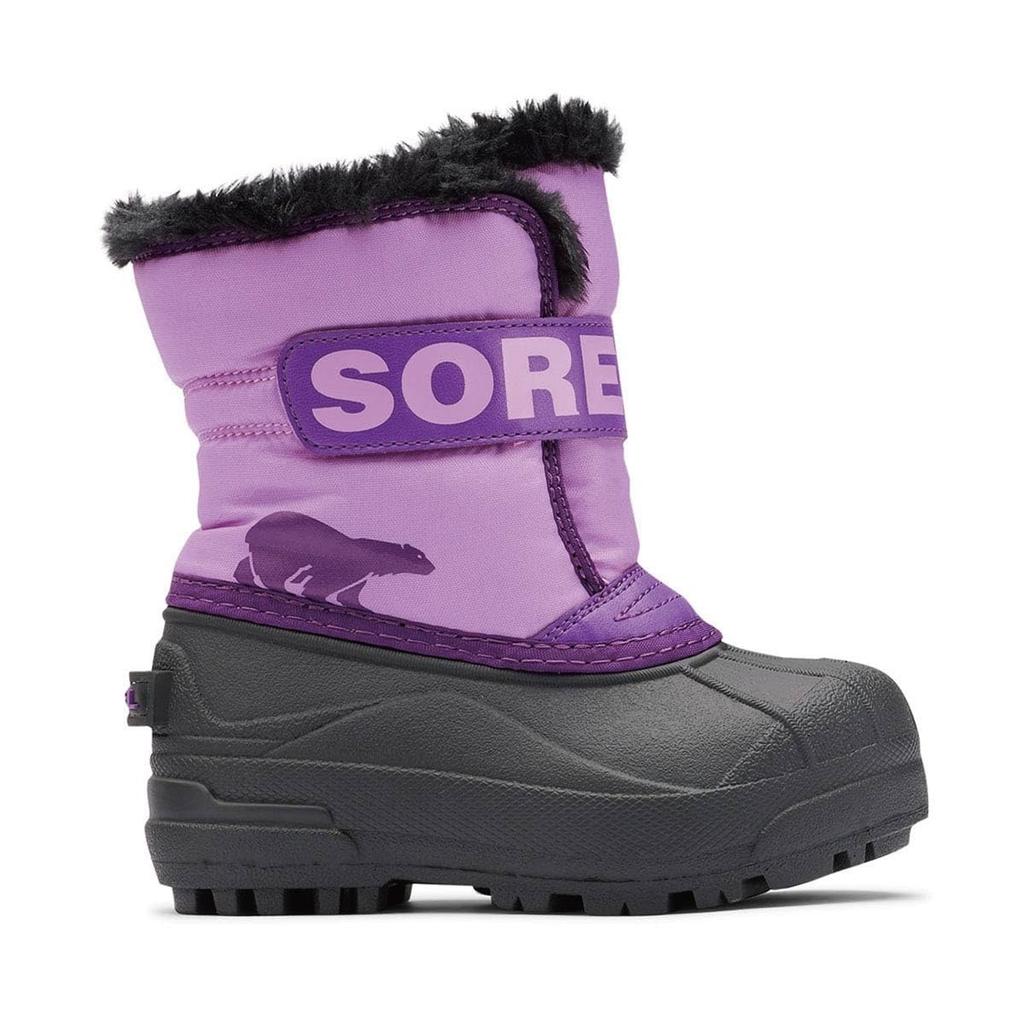 Sorel Kids' Snow Commander Boots, Size 14.0cm, Gumdrop, Purple Violet