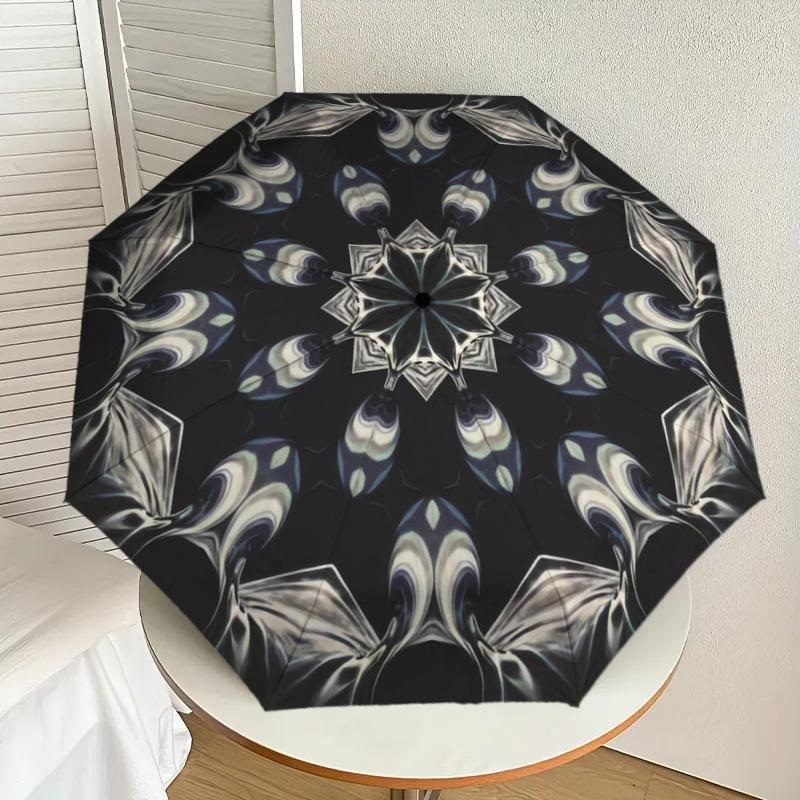 1pc Kaleidoscope Pattern Themed Umbrella -Home Travel Portable Outdoor Accessories, Multi-functional Umbrella Gift081605