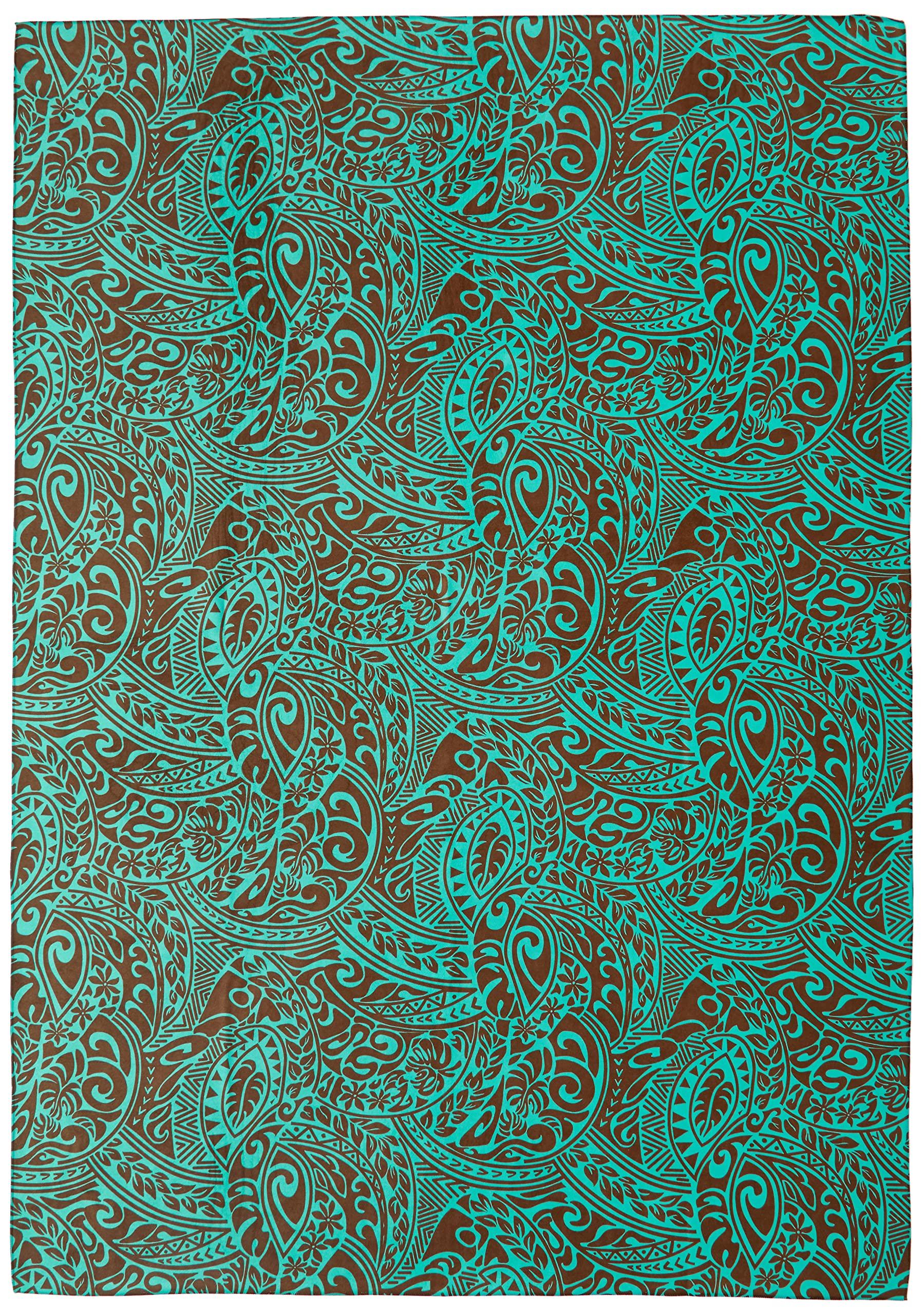 

Quick and Dry Hawaiian Bath Towel Tahitian Green, Photocatalytic Microfiber, 90cm x 130cm, Asuka Towel, Antibacterial and Deodorizing Towel, 1SP-THT