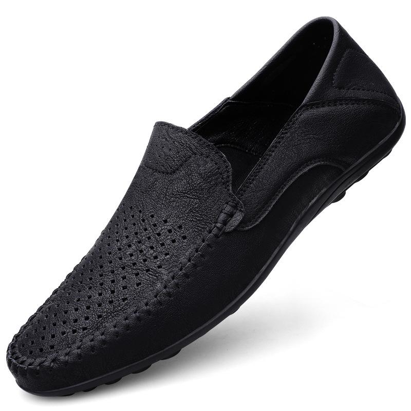 Scarpe Estive da Uomo Casual Lusso Mocassini da Uomo Italiani Traspiranti Slip-on Scarpe da Barca da Uomo Taglie Forti