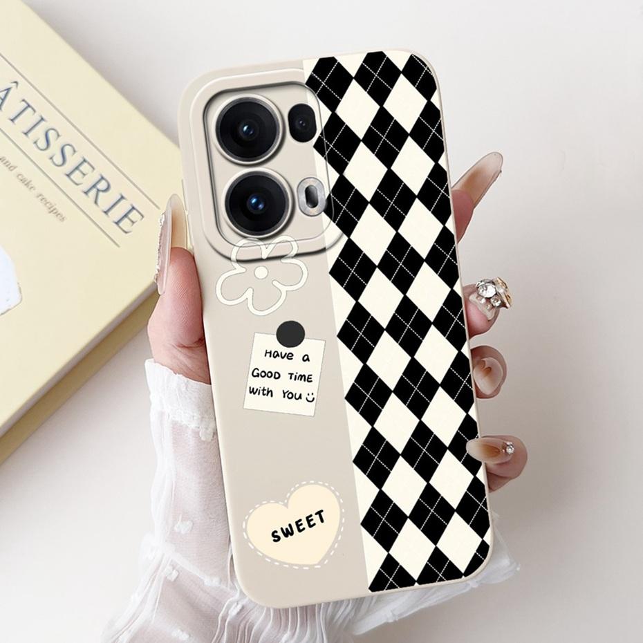 Cute Cartoon Phone Case For OPPO Reno13 Pro / Reno13 / Reno13 F 4G 5G Soft Silicone Protective Cover For Oppo Reno 13 13F 13Pro