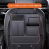 RAHALOY Car Seat Back Black Nappa Large with Tissue Convenient Universal Easy 1 Piece Pocket, Leather, Capacity, Case, Wear-Resistant,