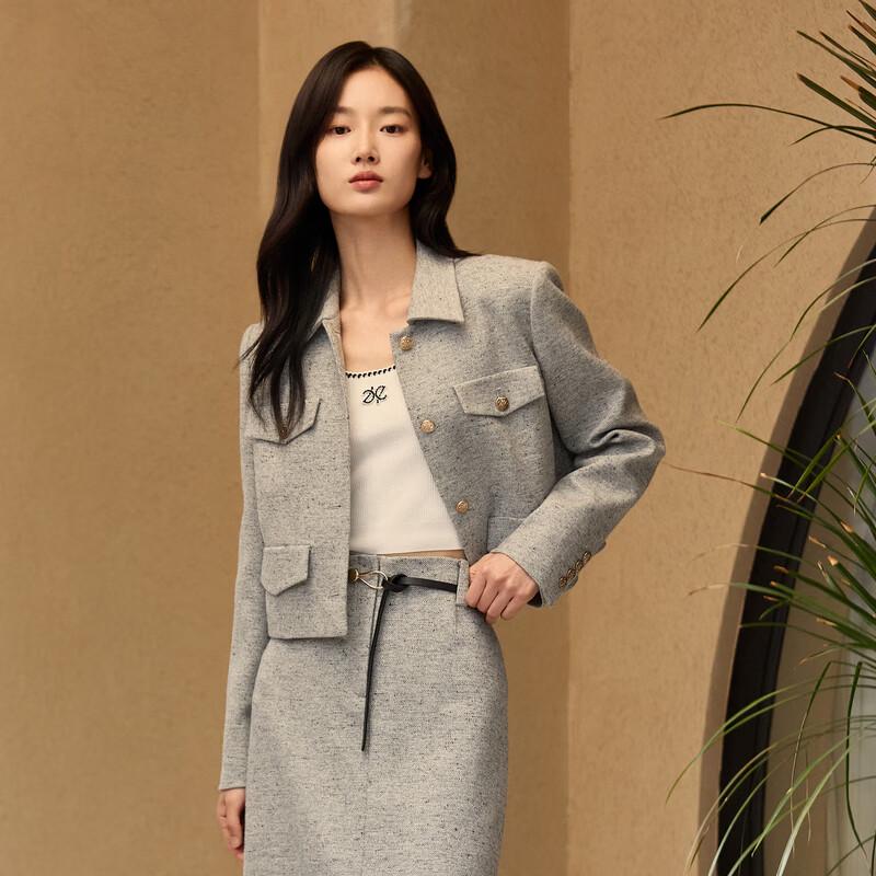 

ELLASSAY Women s Tailored Boxy Short Jacket S