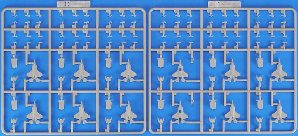 Pit Road 1/700 Skywave Series Modern U.S. Military Aircraft Set 4 Plastic Model S84 (Airplane)