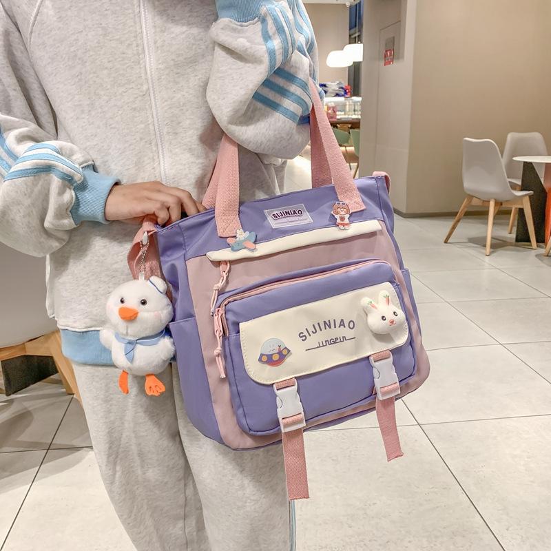Zaino da Studentessa - Grande Capacità, alla Moda, Monospalla, Borsa a Tracolla, Borsa Casual da Donna