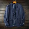 Cattle Goods! Outstanding Quality! Foreign Trade Men's Clothing Cut the Tag Off Tail Goods Autumn Business Casual Imitation Linen Suit Blazers