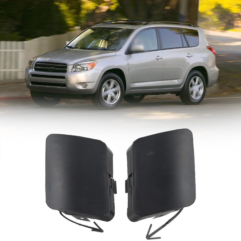 Kåpa Dragkrokskåpa 53286-42931 ABS-plast ACA30 1 par 2 X 53285-42930 ACA31 ACA33 För TOYOTA RAV4 2006-2008