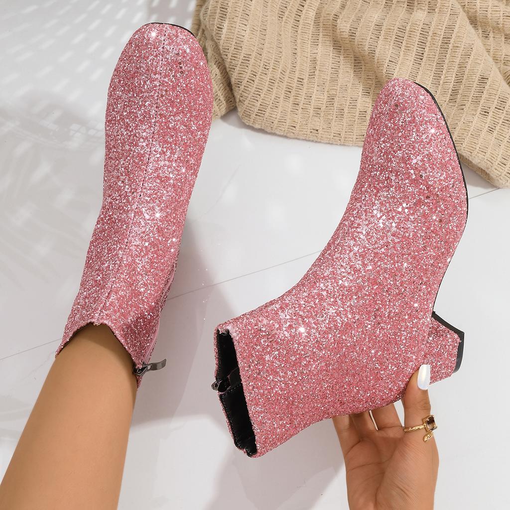 Women Ankle Boots Comfortable Sexy Boots Winter Big Size Luxury Brand Shoes Women Outdoor Zipper Party Short Boots Women