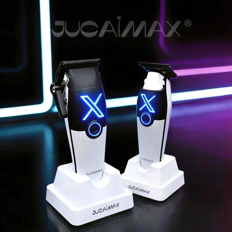JUCAI Professional Hair Clipper for Men Brushless Motor with Base Charger PHANTECHO2.0 DLCBlade Professional Barber Machines