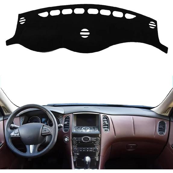 Fit for Infiniti QX50 EX EX35 EX37 EX30d EX25 2007-2017,Car Dashboard Cover,Black Dashboard Cover,Dash Board Protecter Cover