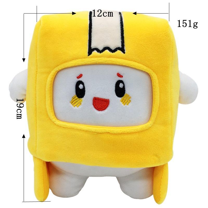 19-30cm Kawaii Paper box LB Box Plush Toys Stuffed Animals Soft Doll Soft Cartoon Animal Pillow Game Birthday Gift For Children