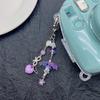 Crystal Beads Five-Pointed Star Hang Tags New Year Jewelry Making Tassels Shell Flower Pendant for Keychain Crafts