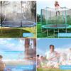 Trädgårdsspridarslang för Barnstudsmatta Vattenlek 8M 10M 12M 15M med 25st 25CM Buntband Hållbar Flexibel Vattenslang för Utomhusbruk