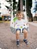 Ricokids 3-In-1 Elephant Bucket Swing, Gray And Green