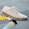 Fashion Mens Shoes Casual Luxury Leather Sneakers Male Comfortable Suede Shoes Spring Autumn Lace-up Solid Walking Shoes Zapatos Hombre