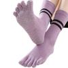 Socks Non-slip Sports Five Toe Five-Finger Socks Split Toe Socks Middle Tube Socks Female Hosiery