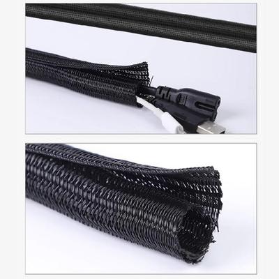 PET Braided Cable Protectors Cable Sleeve For Automotive Engine Motorcycle And Home Electronics for Messy Cords