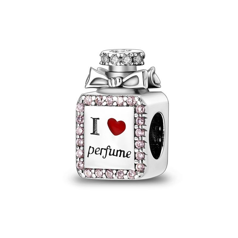 Copper Perfume Bottle Phonograph Daily Necessities Charms Beads Fit Original Bracelets Diy Jewelry Birthday Gifts