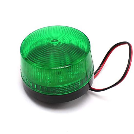 Wellvie LED Flashing Warning Emergency Patrol Signal Construction Flash Green Light, Light, Light, Lamp, Light, Light, Work, Industrial, Strobe,