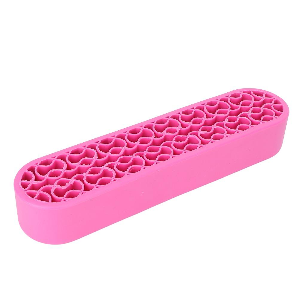 Soft Silicone Multi-compartment Nail Pen Holder Household Daily Grooming Supplies Tidying