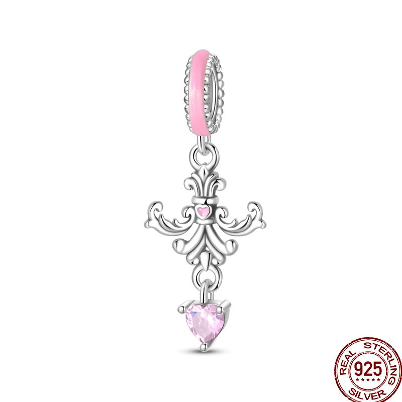 Unicorn Magic Mirror Series Copper Rainbow Cloud Fantasy Colored Charm Beads Suitable Fit Pan Original Bracelet