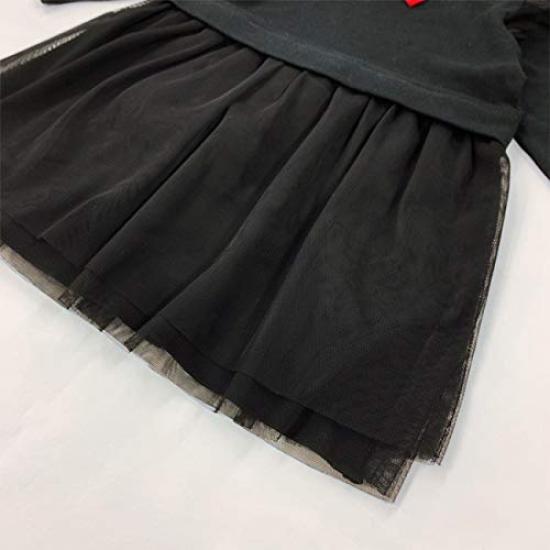 Black cat dress with cat ears and Halloween baby baby long headband, costume, clothes, girl, black, sleeves, P2294E-80-01