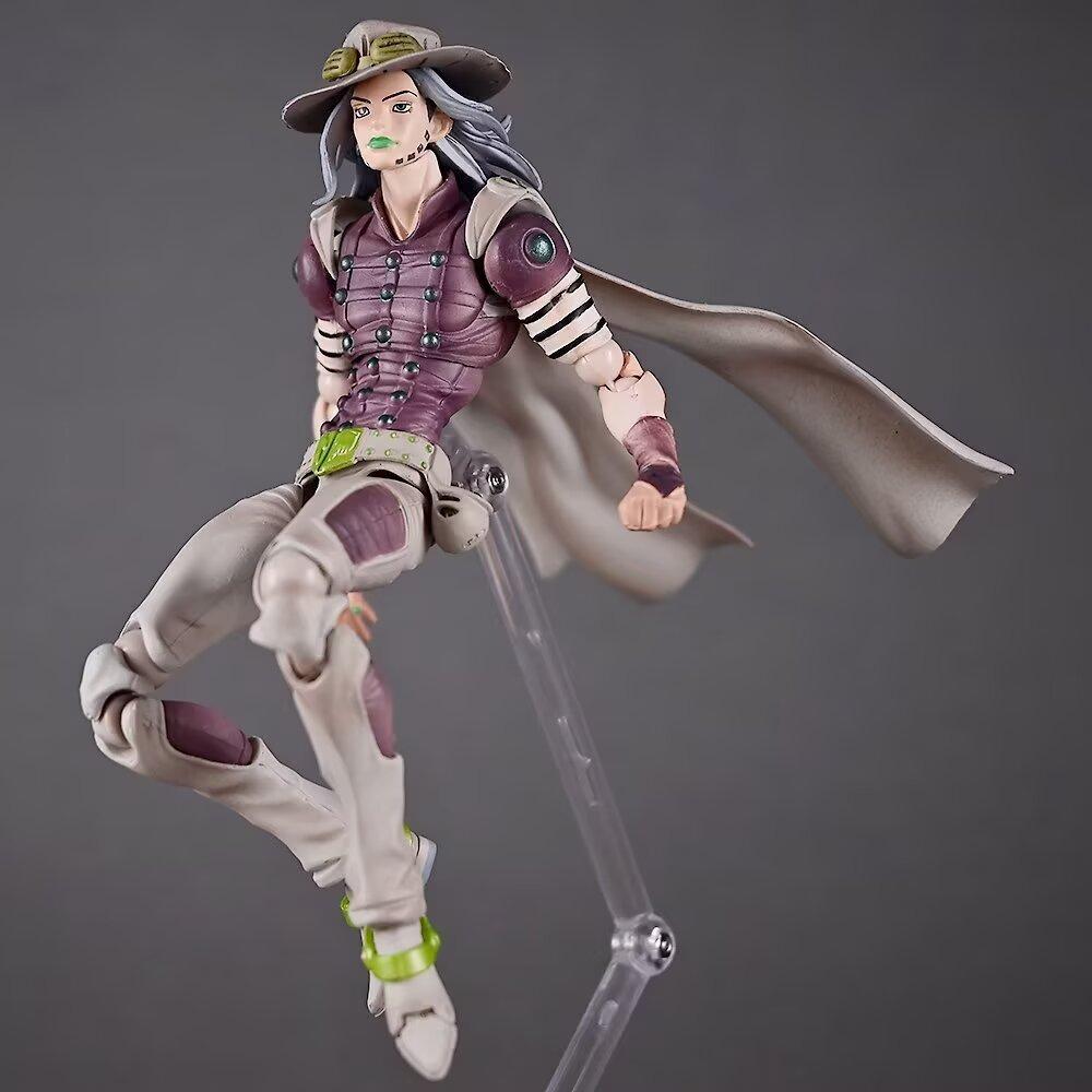 Aixlan 15cm JOJO's Bizarre Adventure Anime Figure Steel Ball Run Julius Caesar Zeppeli  PVC Action Figure Movable Action Figure