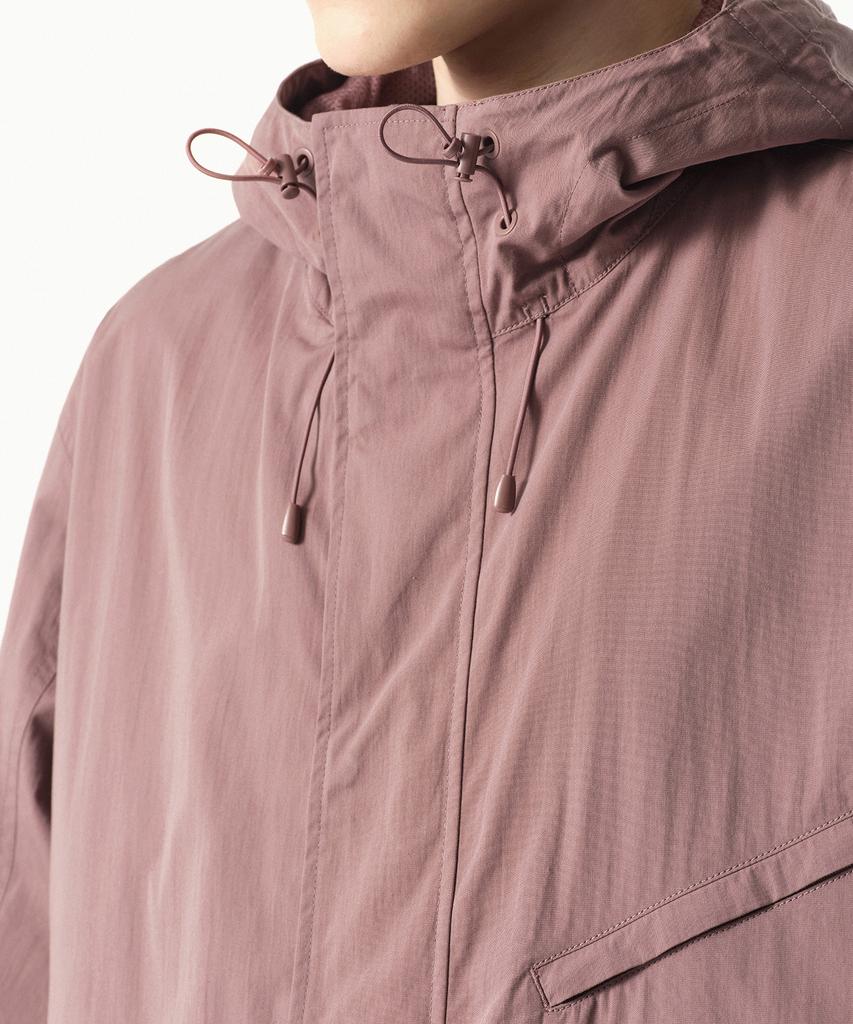 Musinsa Standard [City Leisure] Cn Hooded Windbreaker Jacket [Smoke Pink]