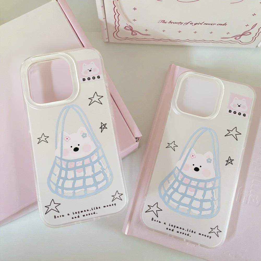 Painted Phone Case for iPhone 12 13 15 16 iPhone 16 12 13 14 15 Pro  14 15 16 Pro Max Coverage Shockproof Anti-Fingerprint Fresh Style Protective Case