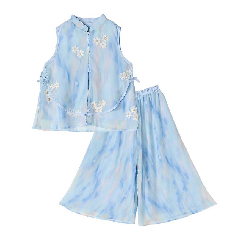 Deesha Girls' Summer National Style Outfit
